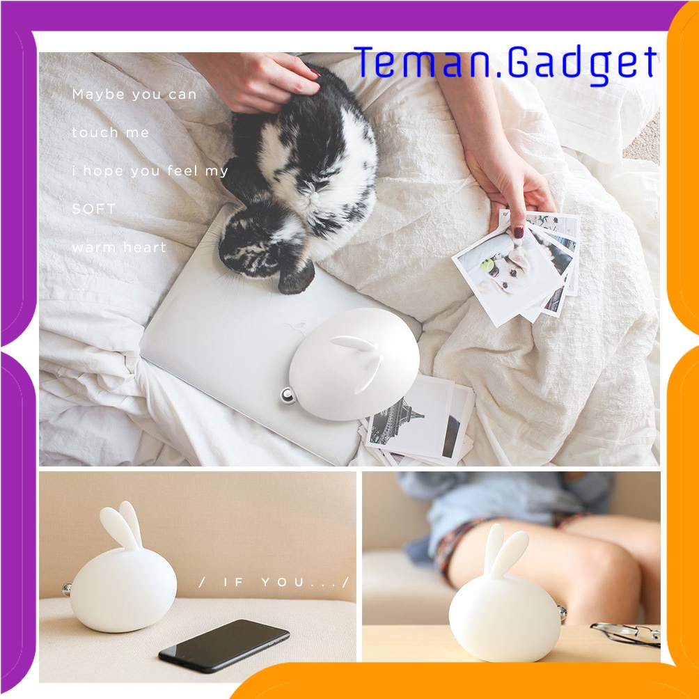 TG - LMP LAP Lampu Tidur LED Model Kelinci Soft Light 7 in 1 Color USB 1000mAh - 302