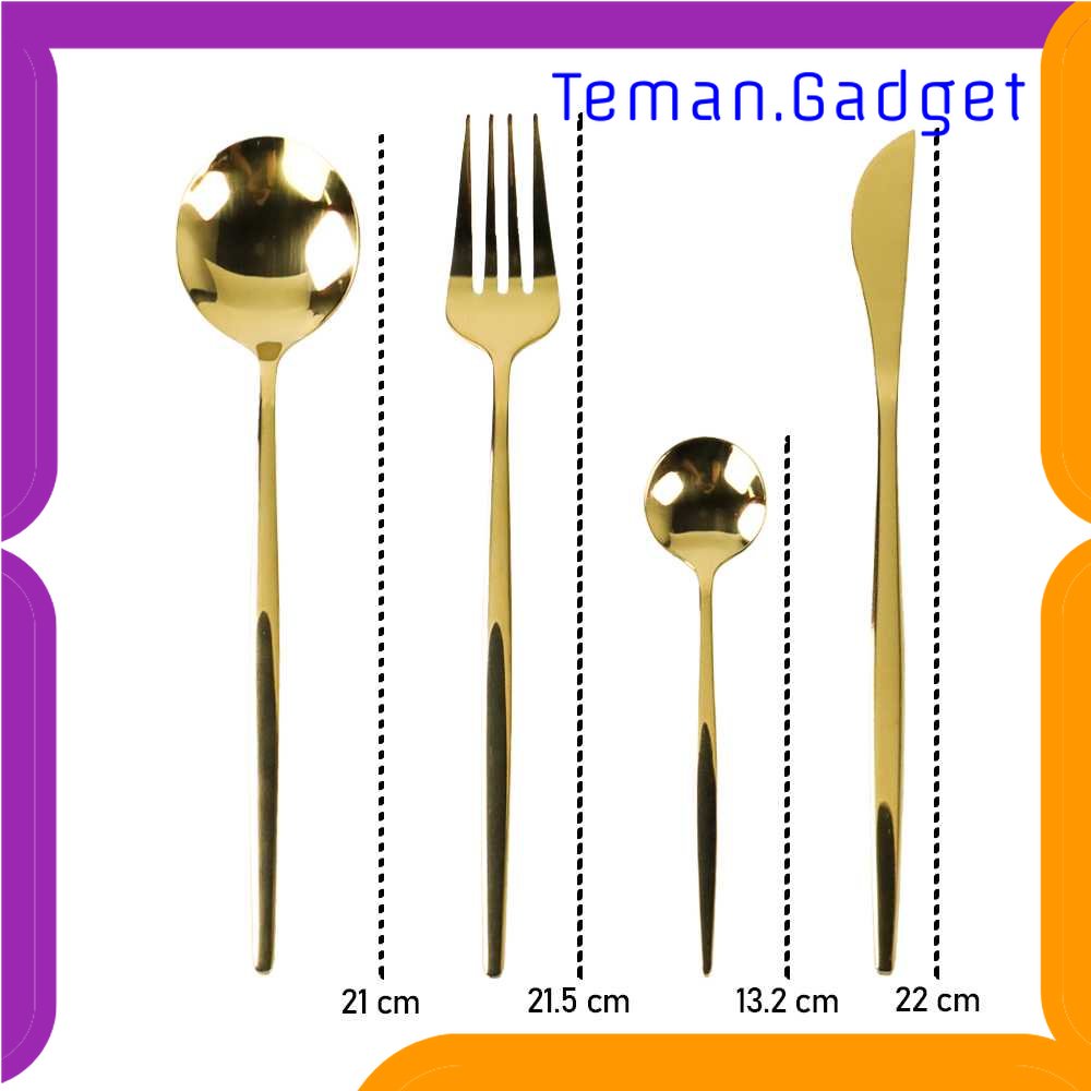 TG -  DPR YUSANHAO Set Alat Makan Perlengkapan Cutlery Stainless Steel 24 PCS - DS0053