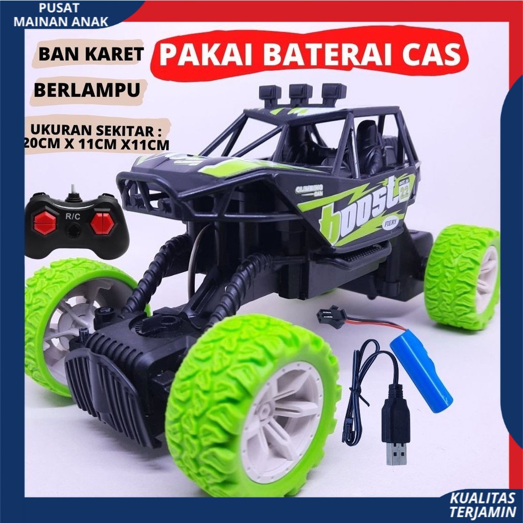 RC Car Rock Crawler Jeep Racing Drift / RC Drift Rock Crawler SNEAK BOOST MONSTER skala 1:20 BATERAI CHARGER