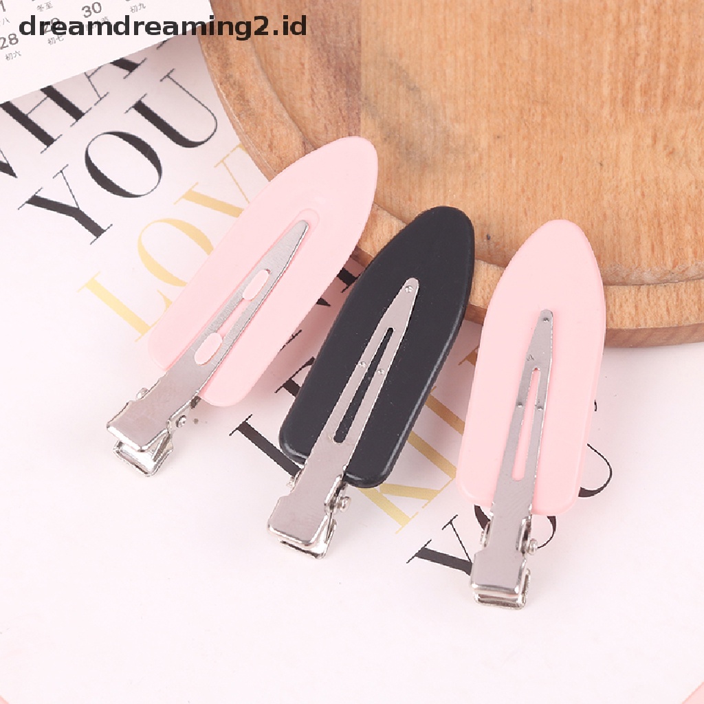 (dream) 10pcs/set Tanpa Tekuk Seamless Jepit Rambut Makeup Clip Cuci Aksesoris Wajah//