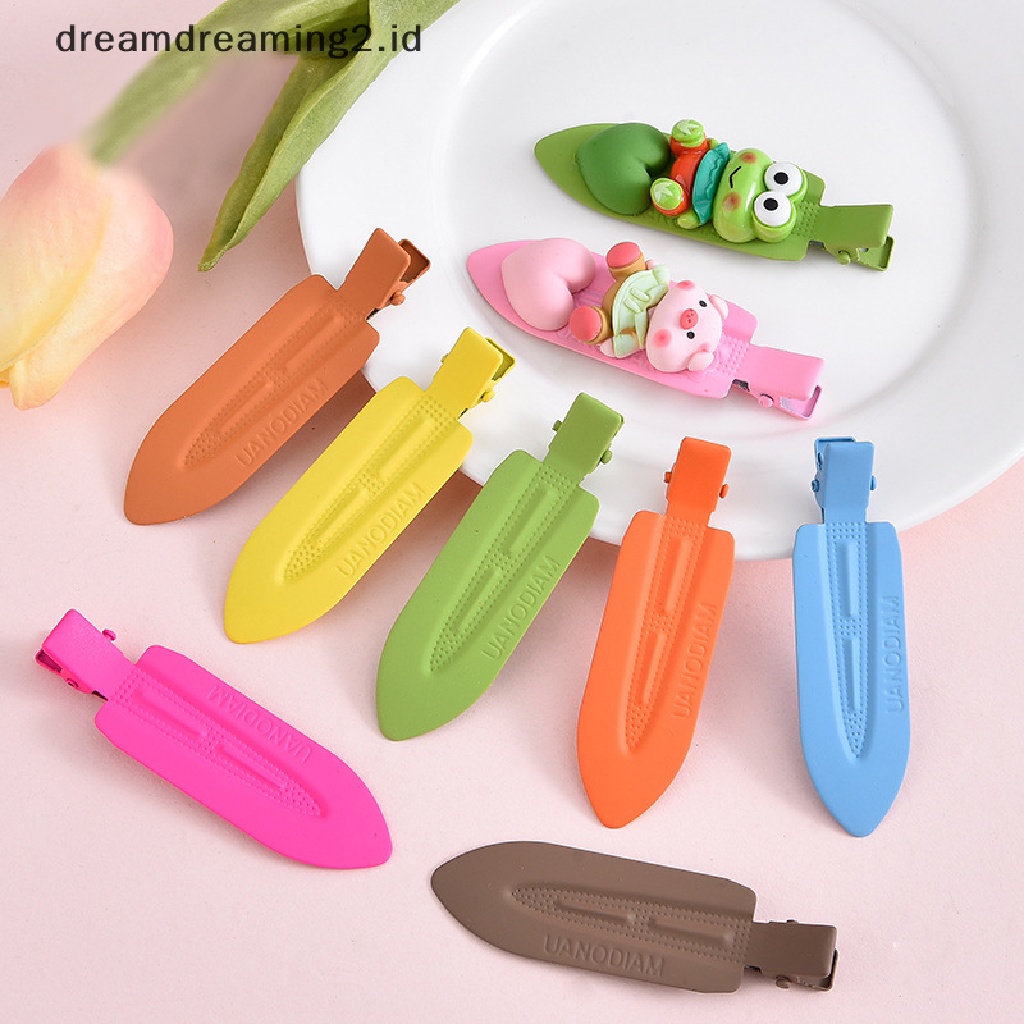 (dream) 5pcs Permen Warna-Warni Berlian Imitasi Gaya Salon Kecantikan Jepit Rambut Profesional Hairdressing Makeup Tools Hair Clip Untuk Anak Perempuan//