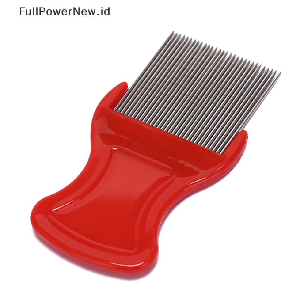 Power Sisir stainless steel Untuk Kutu Kepala Deteksi Kutu Hewan Peliharaan Anak cootie comb ID