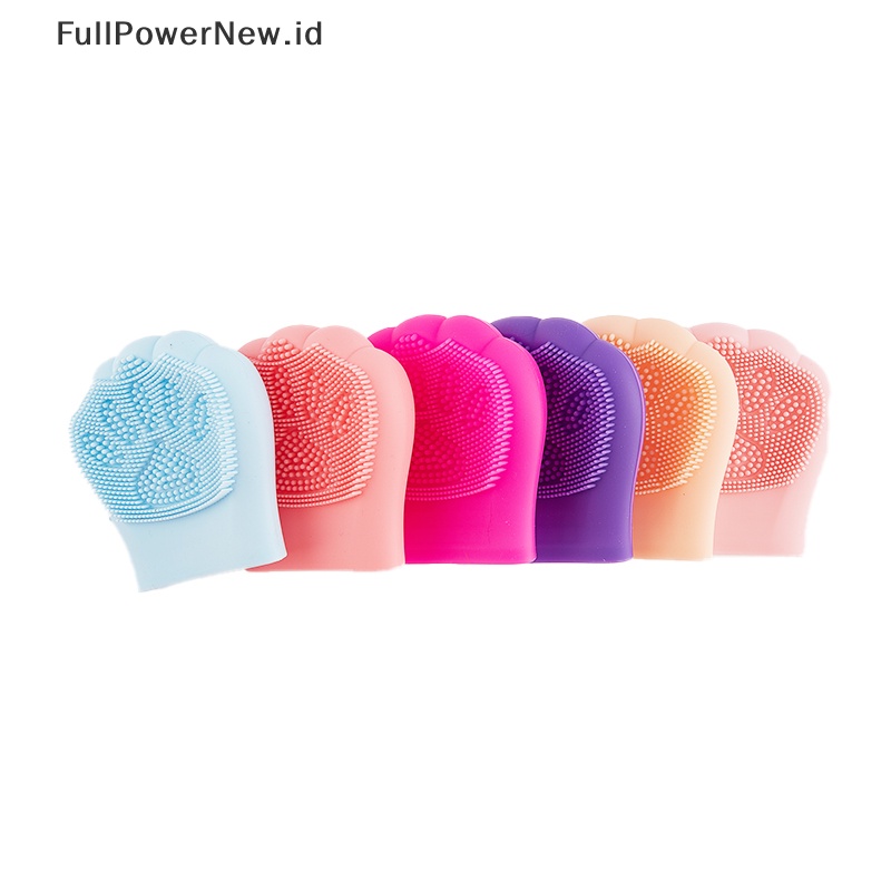 Power Sikat Pembersih Wajah Silikon Bentuk Kucing Produk Cuci Muka Pembersih Pori ID