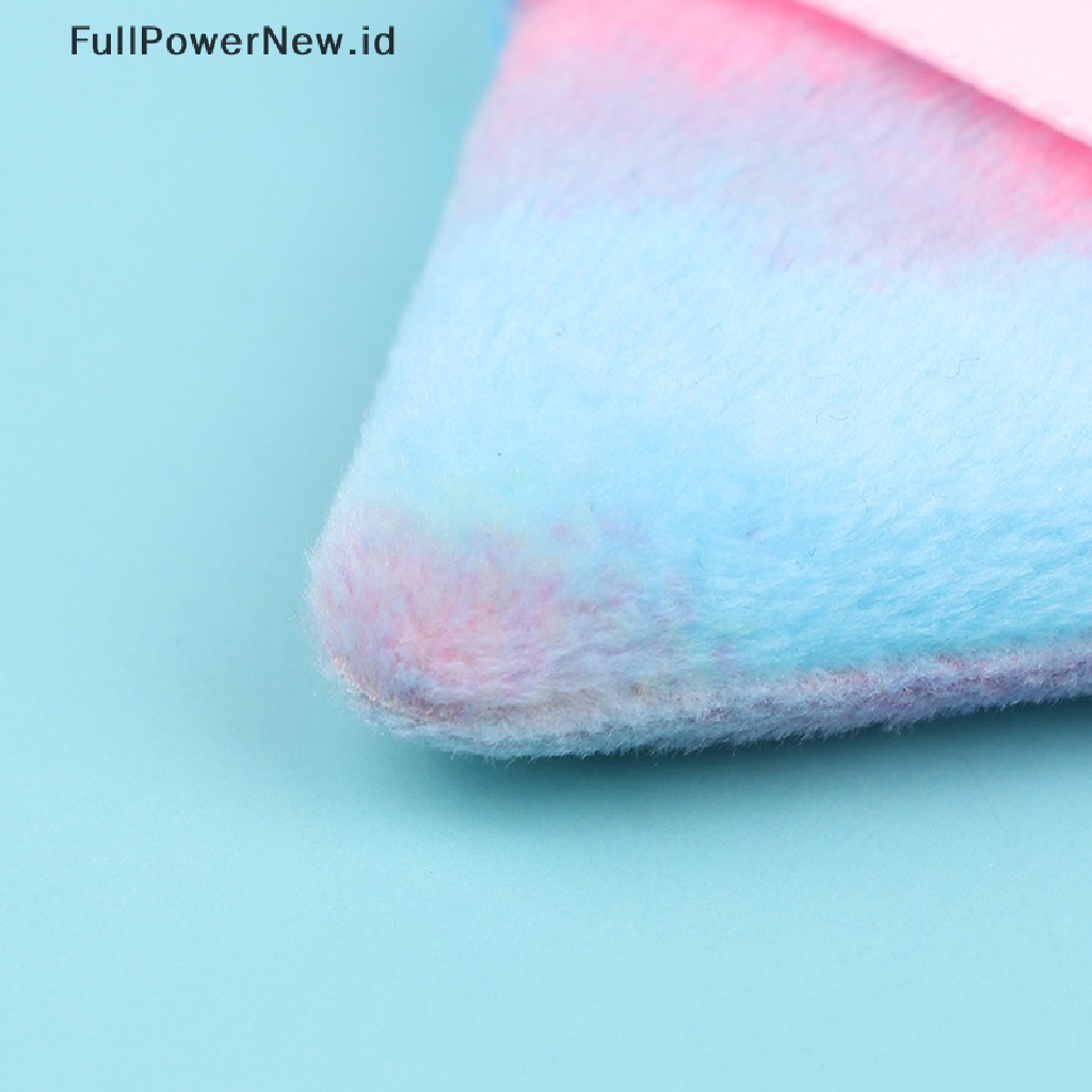 Power2/5pc Mini Segitiga Velvet Powder Puff Kecantikan Wajah Makeup Spons Lembut Cotton Pad ID