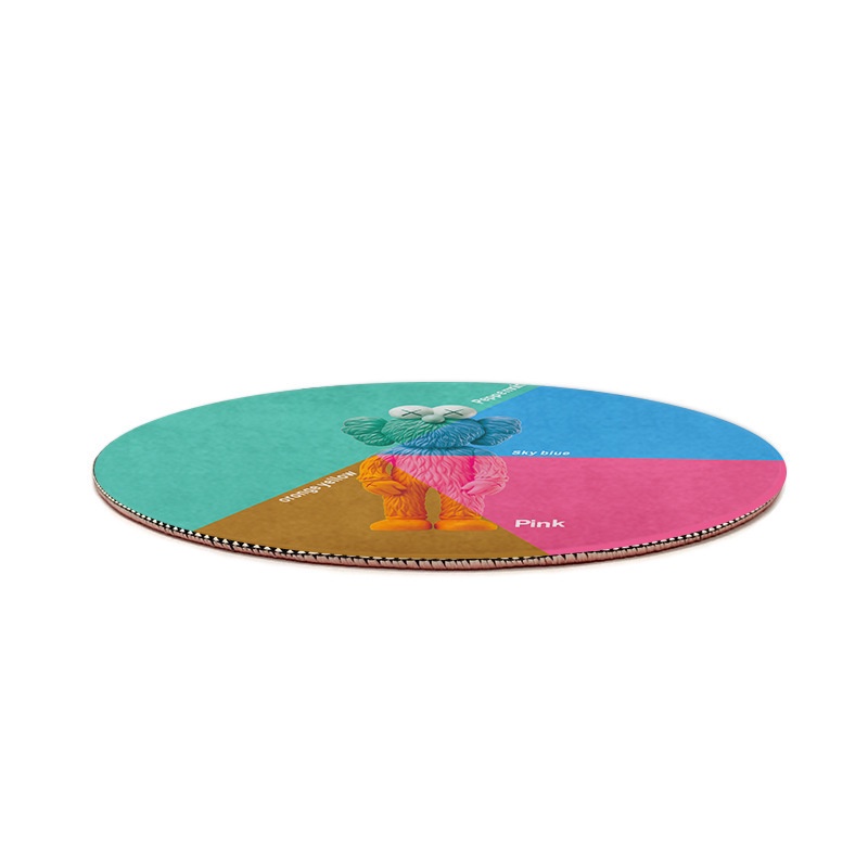 Round Multi-Series Mouse Pads Kreatif Pribadi Bantal Tikus Bulat Mouse Pad Polyester Mouse Pad