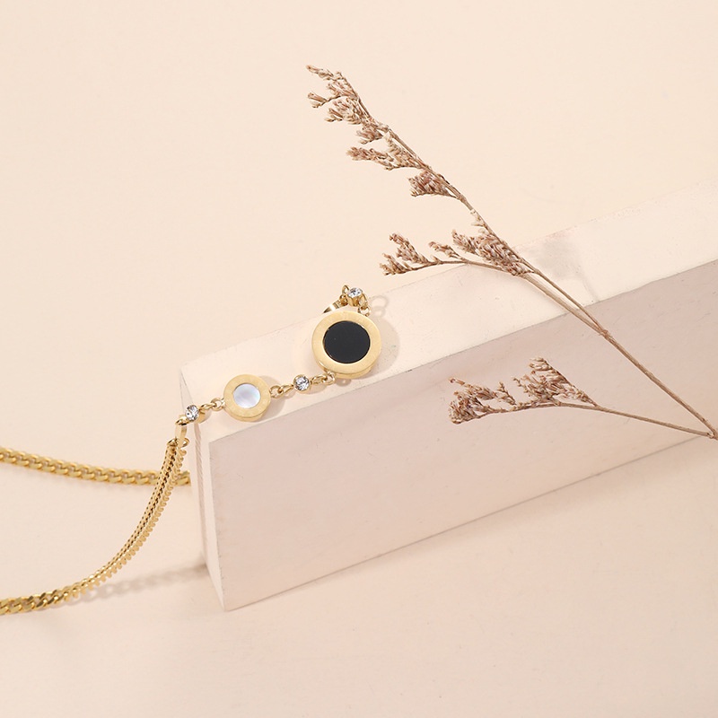 82261 Kalung gelang BVL titanium stainless steel 316L berkualitas import anti karat bisa bayar di tempat