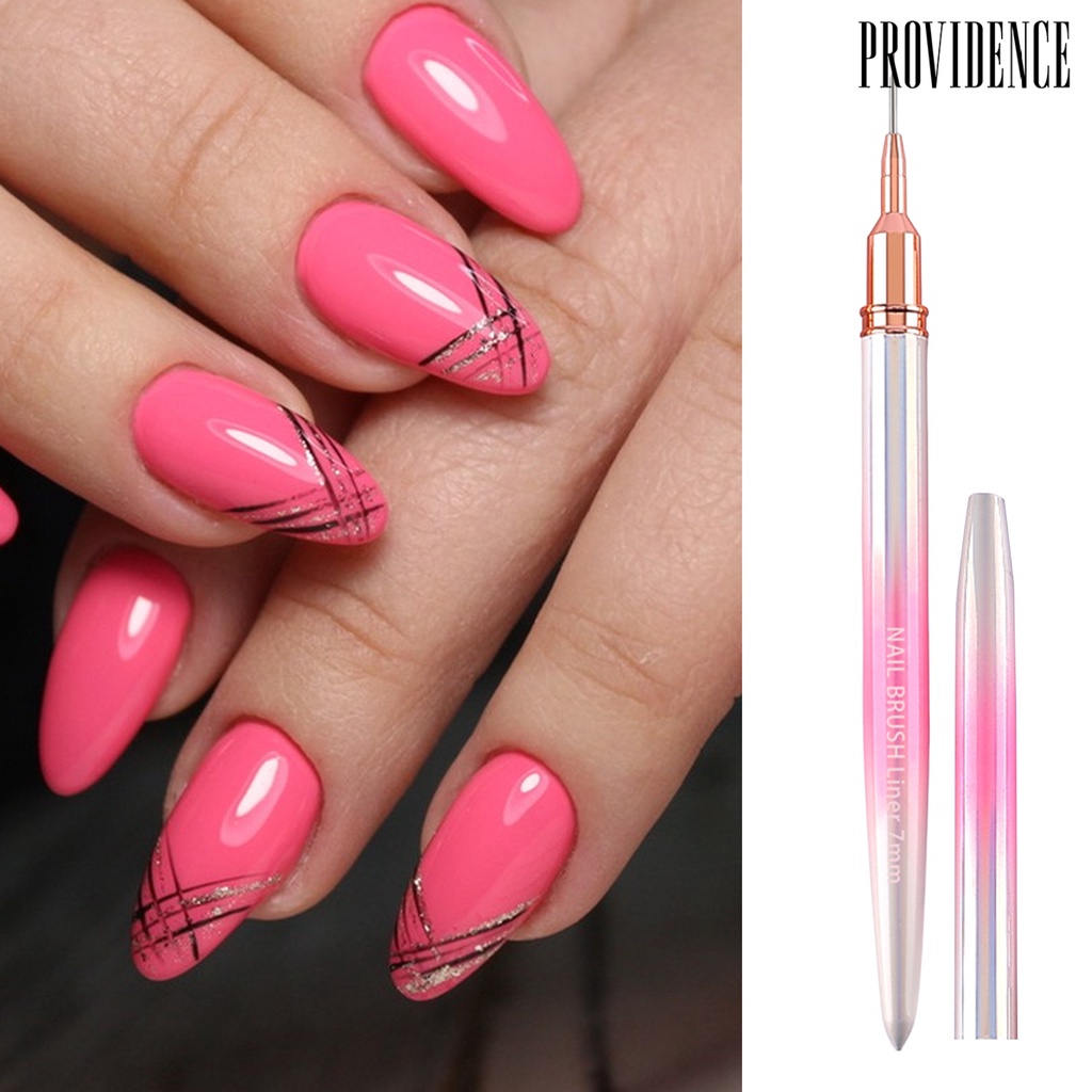 Providence7 /9 /12 /15 /20mm Sikat Kuku Profesional Ultra-Tipis Tip DIY Garis Nail Art Liner Brush Line Drawing Pen UV Gel Lukisan Brush Manicure Tools