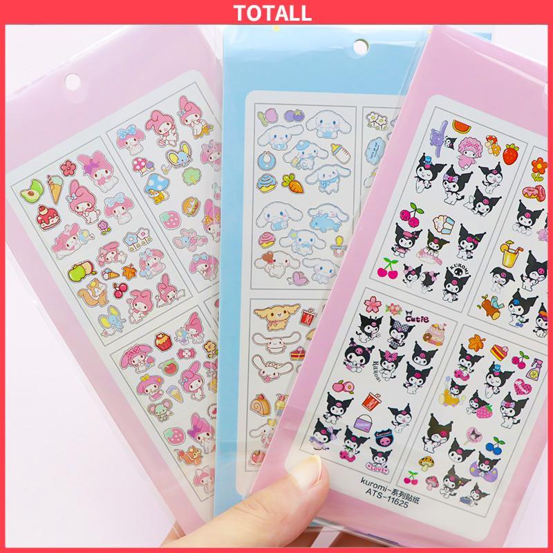 COD 4pcs Stiker Koromi Waterproof Kartun Untuk Jurnal Dekoratif Stiker-Totall