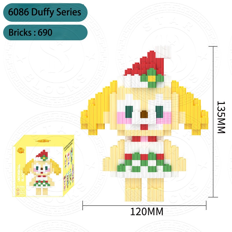 Nano Block Mini Duffy Series 01 | Starblocks
