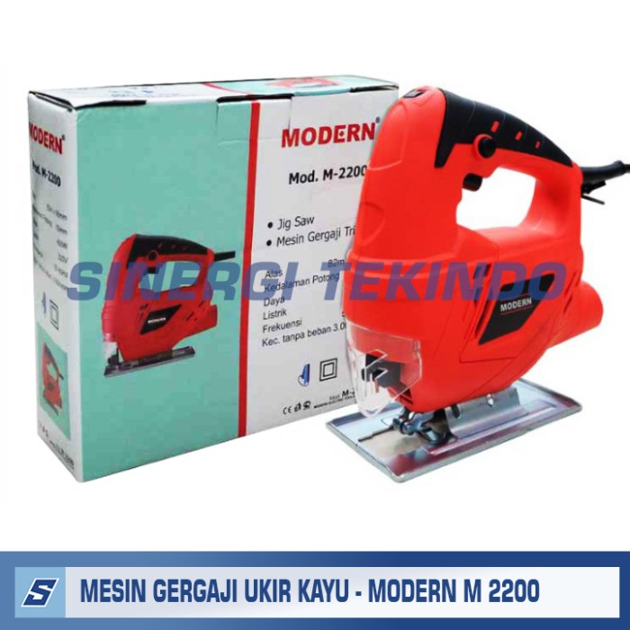 Sale Mesin Gergaji Listrik Ukir Kayu Triplek - MODERN M-2200 JIGSAW M 2200 TYH214