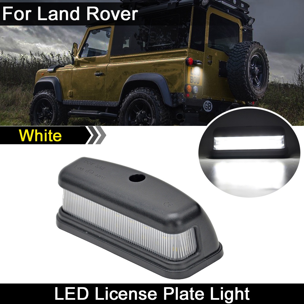 1pc Lampu Plat Nomor Plat LED Putih Lampu Untuk Land Rover Series 2 2A 3semua Model Untuk Defender 90 /110 /130 Semua Model