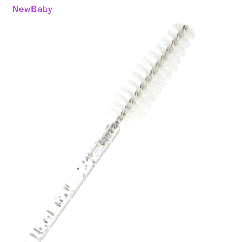 Newbaby Diamond Rose Sikat Bulu Mata Maskara Wands Spoolies Tabung Kristal Alat Make Up ID