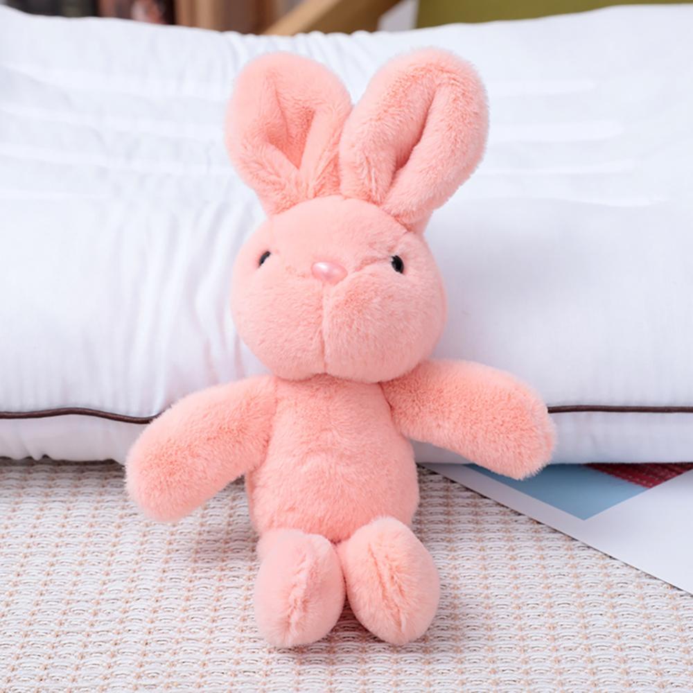 Timekey 25 cm Kelinci Lucu Mainan Mewah Boneka Lembut Bunny Doll Mainan Tidur Anak Perempuan Anak Bayi Plush Animal Mainan Ulang Tahun K7R1