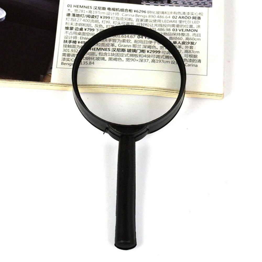 Lanfy Magnifier 60mm Saku Transparan Berguna Memeriksa Peta Indah Memeriksa Perhiasan Membaca Lensa Kaca