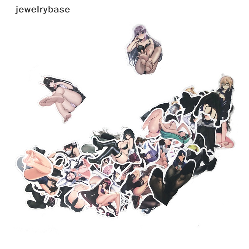 [jewelrybase] 100 Pcs Anime Gadis Seksi Cantik Skateboard Laptop Gitar Koper Sepeda Stiker Butik