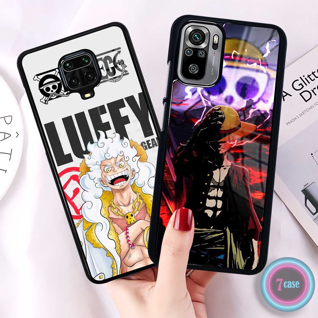 [RN12] Case Glossy Xiaomi Redmi Note 5A 5 6 7 8 9 10 Pro Anime One Piece Luffy