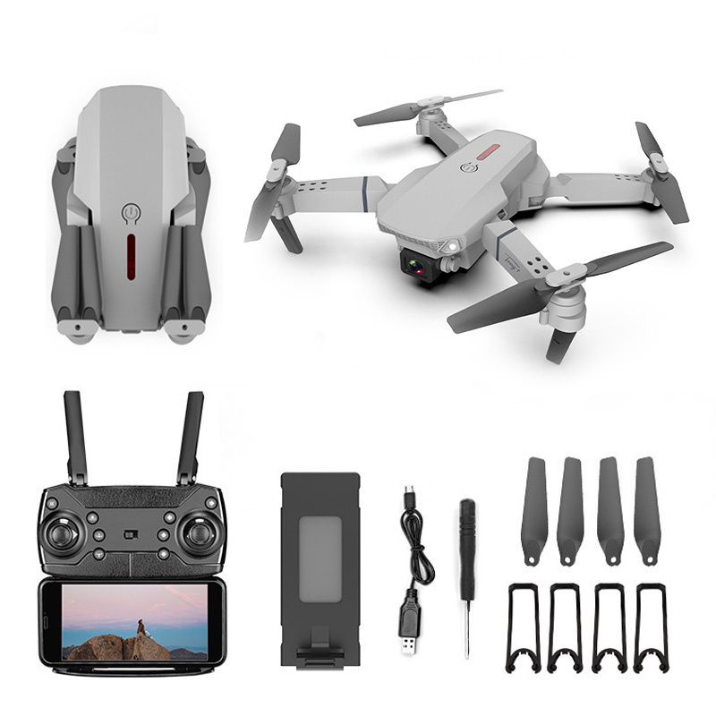 Drone Pro Shoot E88 Smart Controller 4K Set Komplit