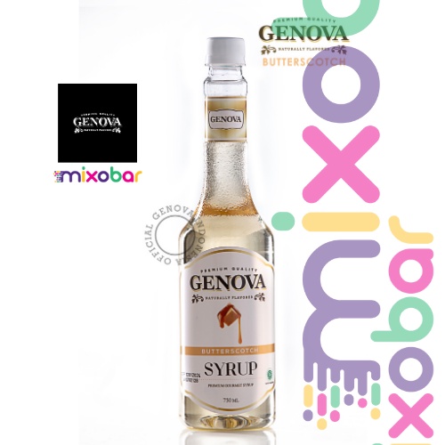 

Genova Syrup Butterscotch 750ml l Sirup Minuman