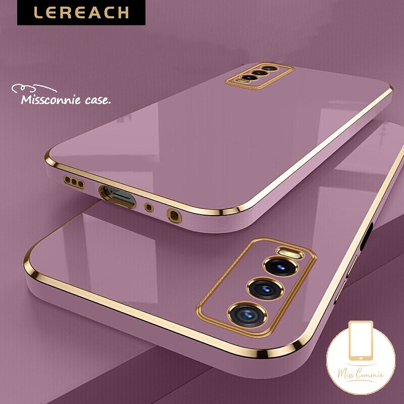 Electroplate Case Untuk Samsung A14 A54 A12 A34 A11 A21s A51 A71 A04 A23 A32 A13 M11 A10s A33 A21s A20s A31 A53 A03 A52 A72 Mewah Warna Permen Plating Square Halus Cover