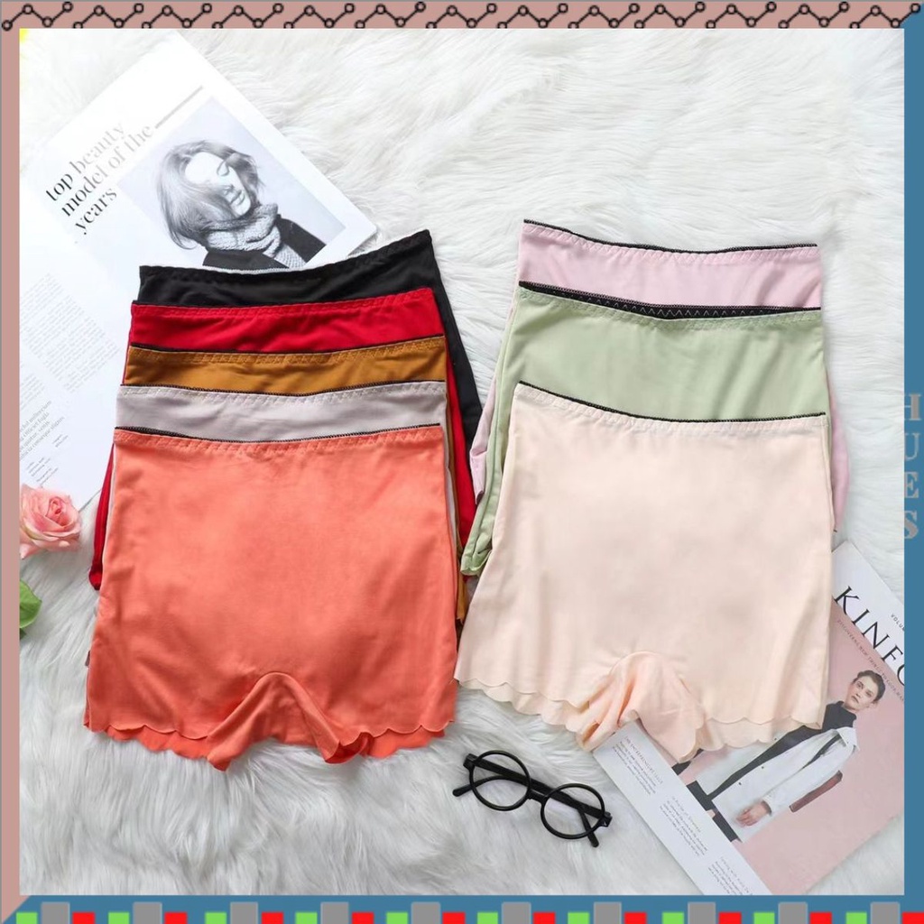 HUES.ID Short Seamless Wanita Anti Nyeplak Celana Dalam Wanita 2093