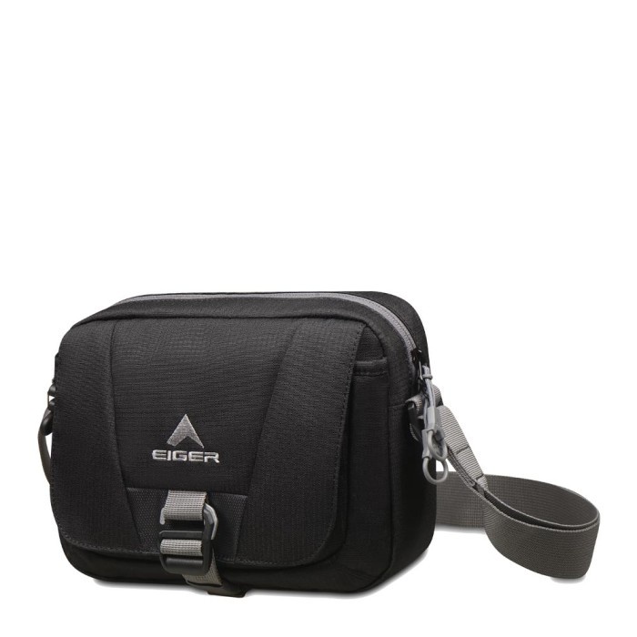 TAS SELEMPANG EIGER1989 ORIGINAL T.P HZL ASCENT TRAVEL POUCH - Hitam,All Size