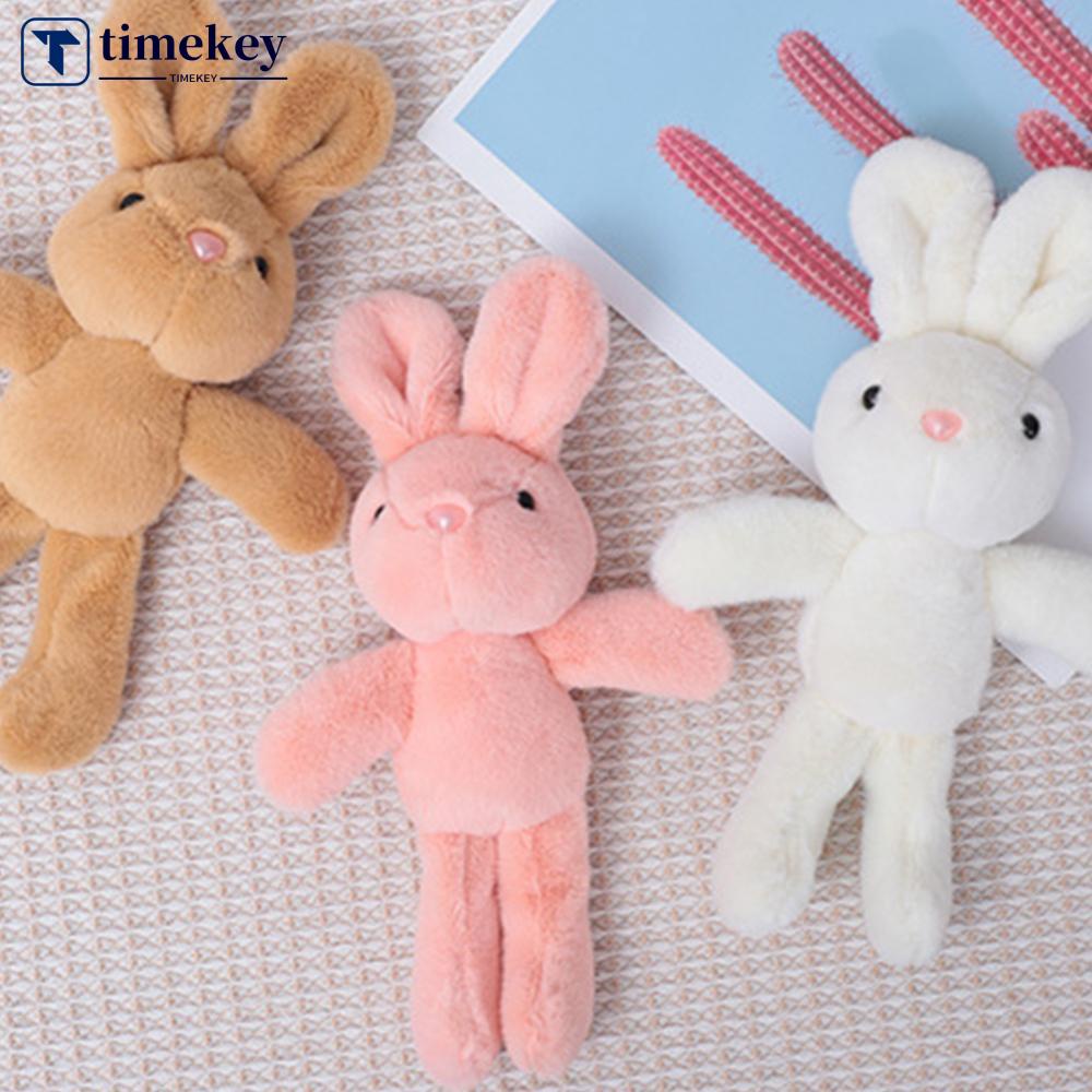 Timekey 25 cm Kelinci Lucu Mainan Mewah Boneka Lembut Bunny Doll Mainan Tidur Anak Perempuan Anak Bayi Plush Animal Mainan Ulang Tahun K7R1