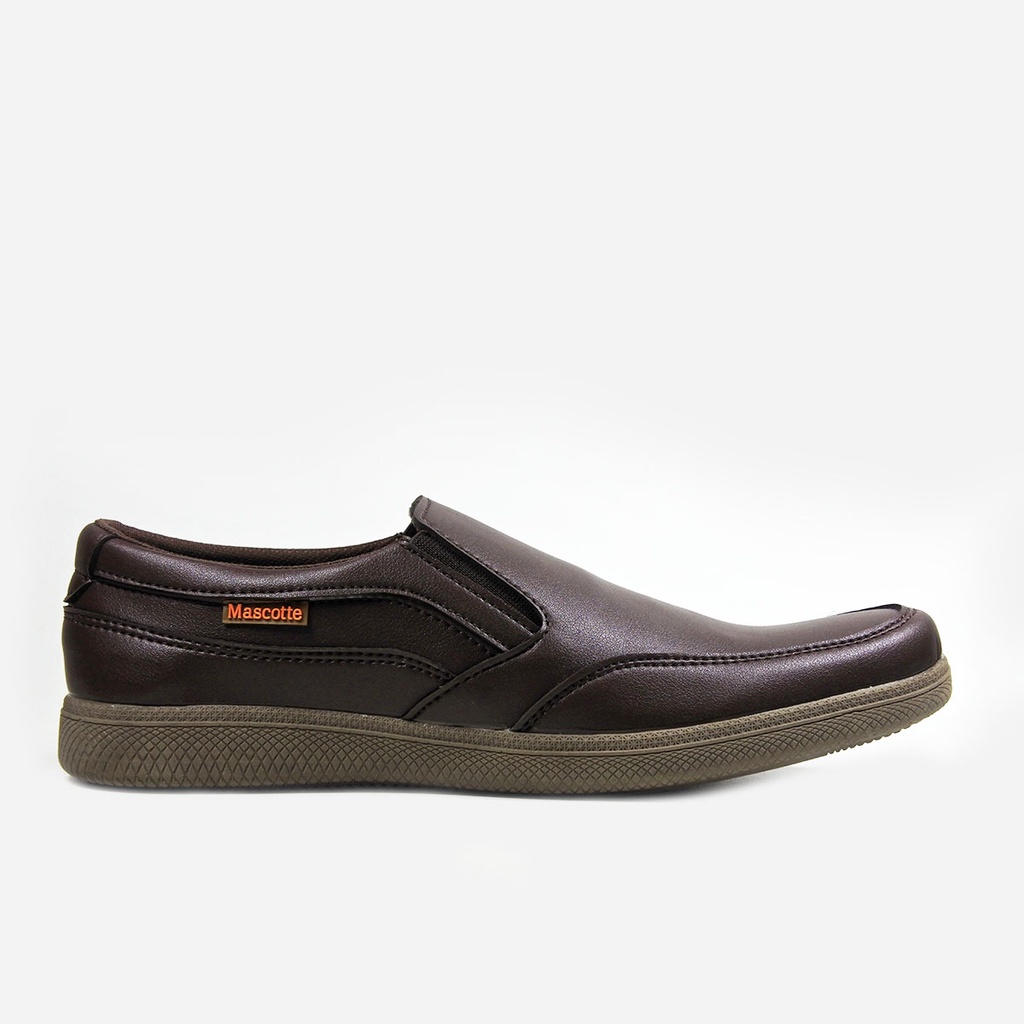 Mascotte SWALEY Sepatu Slip On Pria 923.015 [ Hitam &amp; Coklat ]RAMAYANA JAKTIM