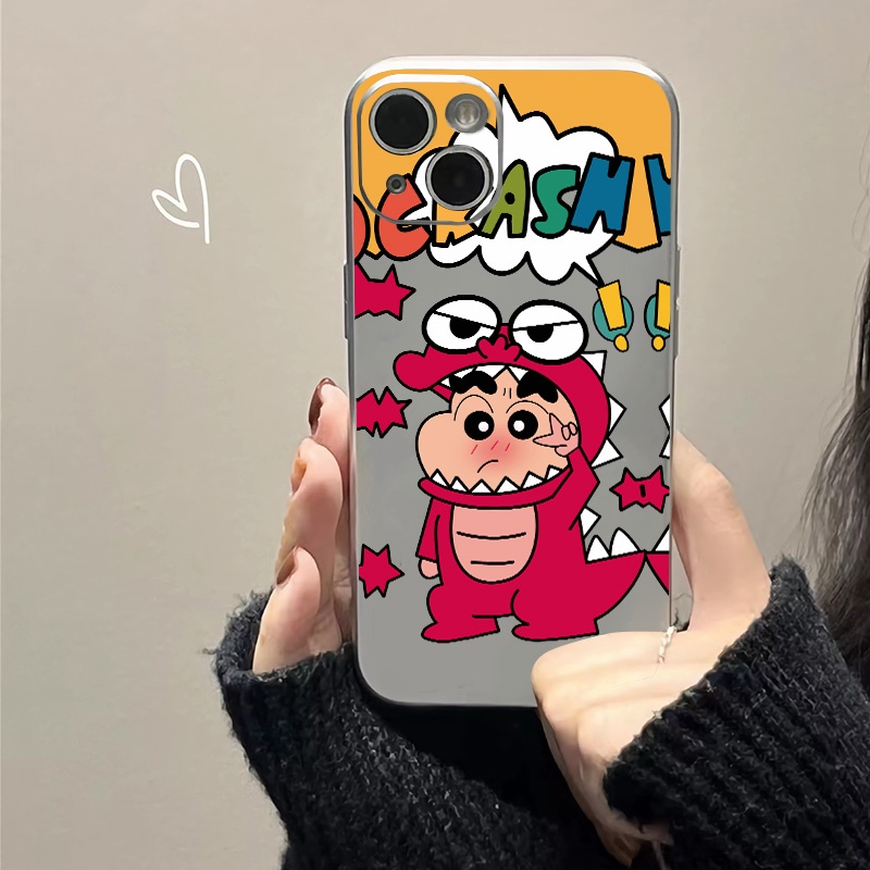 IPHONE Casing Ponsel Electroplate Kompatibel Untuk Iphone11 14 13 12 Pro XS Max XR X8 7 6S Plus Mini Cute Boy Soft Casing TPU Silikon Shockproof Cover