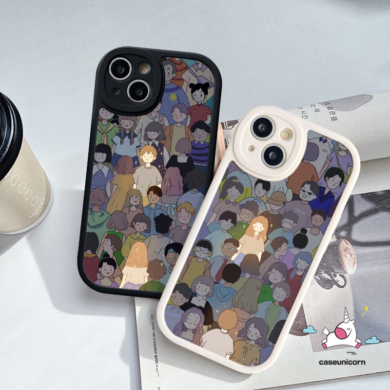 Couple Case Untuk Samsung A50s A12 A04 A13 A50 A14 A30s A20s A02s A03s A10s A11 A53 A20 A32 A31 A03 A52 A73 A23 A33 A52s A71 A22 A51 A72 A21s Kartun Cewek Cowok Lovers Tpu Soft Cover