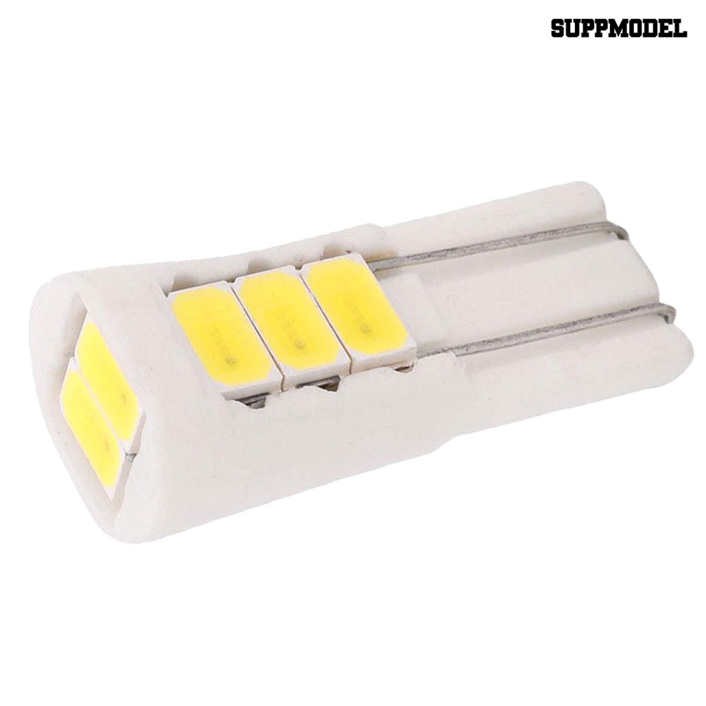 [SM Otomatis] T10 5050 8SMD LED Keramik Mobil Truk Lebar Samping Dashboard Light Lamp Bohlam