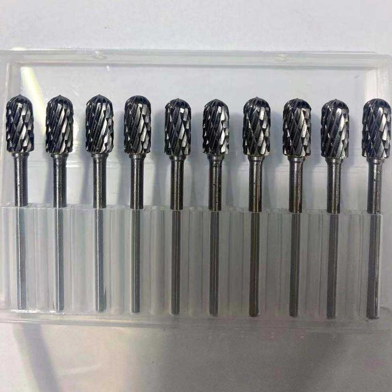 Set 10pcs Mata Tuner Cuner Ukir Besi Rotary Burr Tungsten Carbide Porting Korek mesin