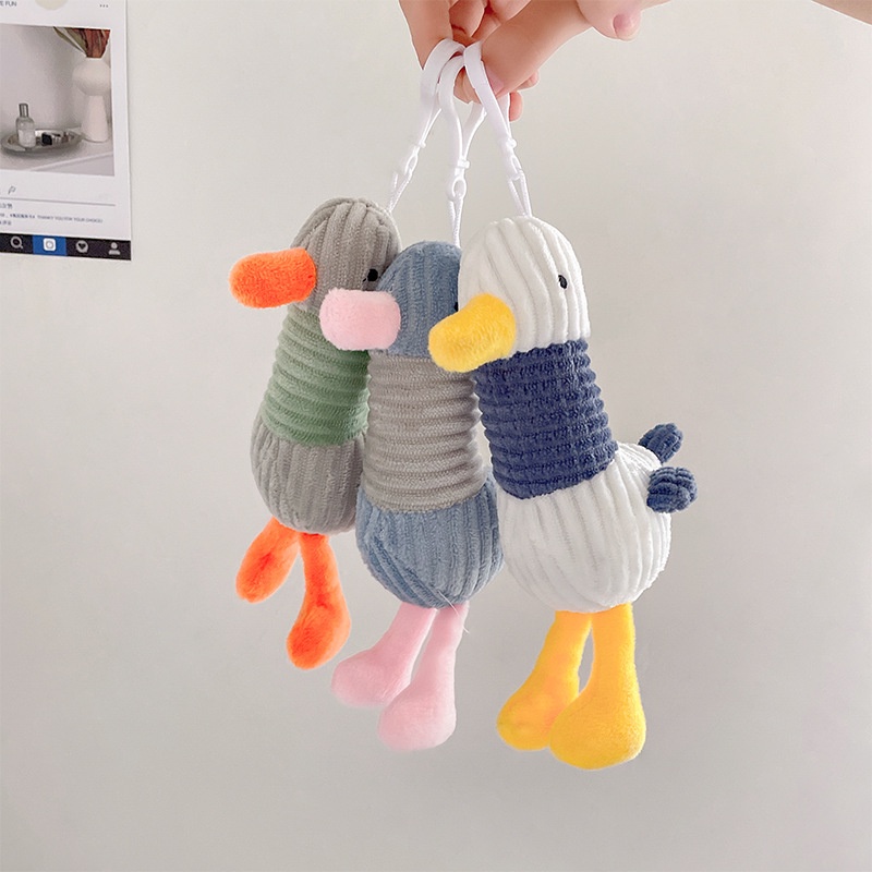 Liontin Gantungan Kunci Boneka Lucu Mewah, Pengisian Ulang Bebek Jelek Liontin Ransel Boneka Lucu, Liontin Ransel