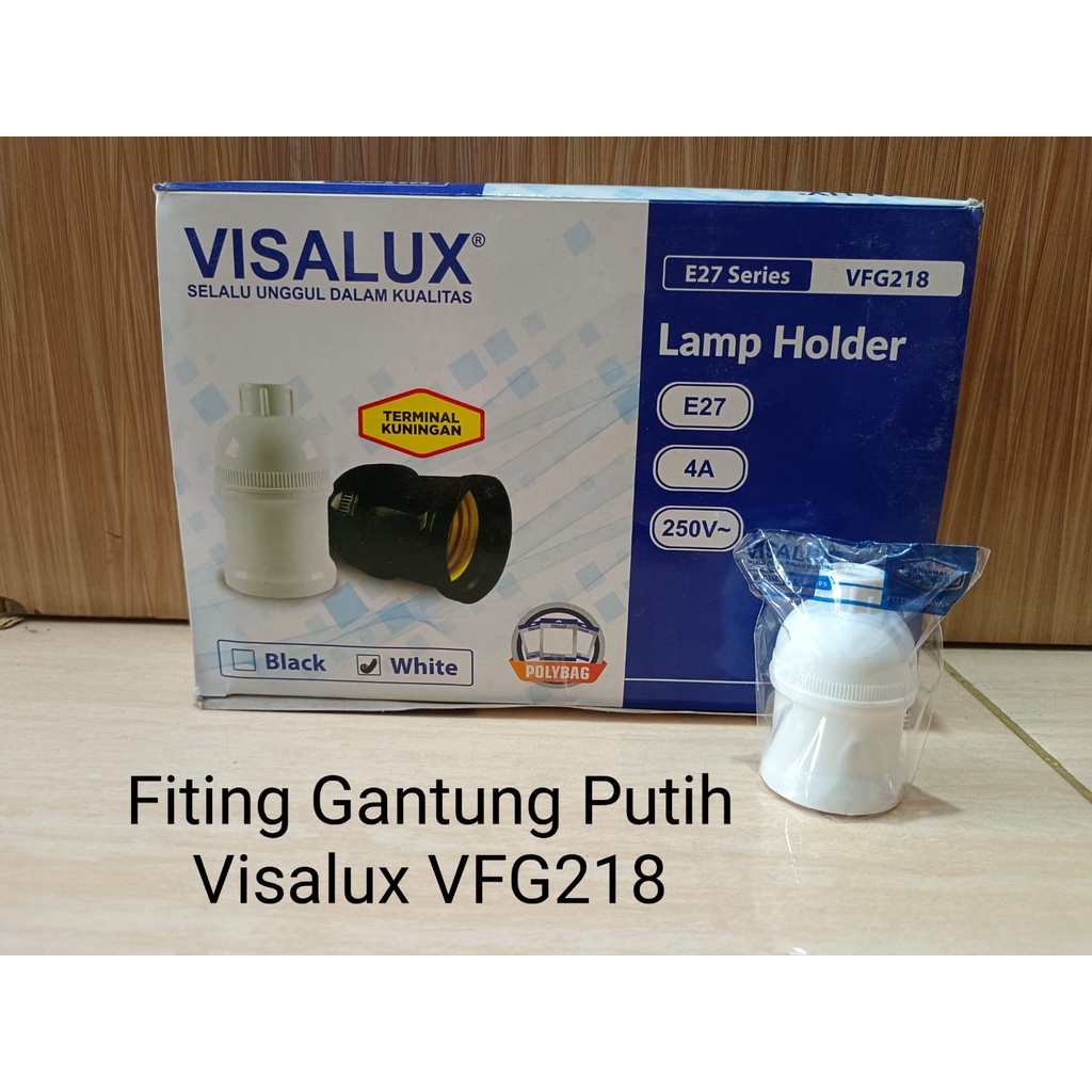 FITING GANTUNG PUTIH VISALUX