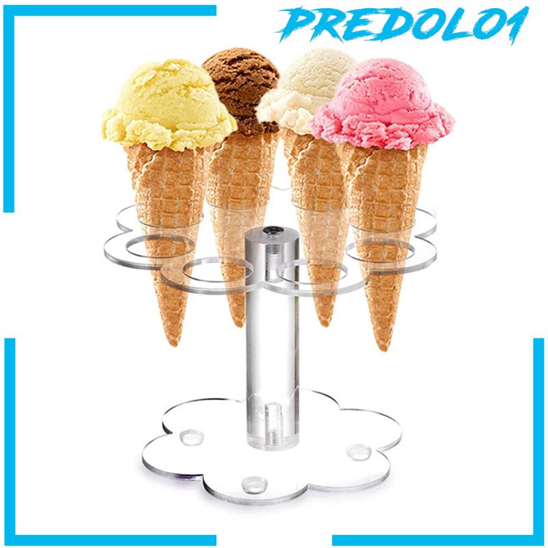 [Predolo1] Tempat Es Krim Acrylic Roll Sushi Stand Wedding Anniversary 8lubang