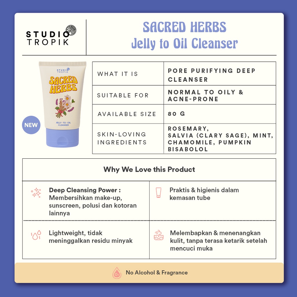 STUDIO TROPIK Jelly-To-Oil Cleanser / STUDIO TROPIK Cleanser