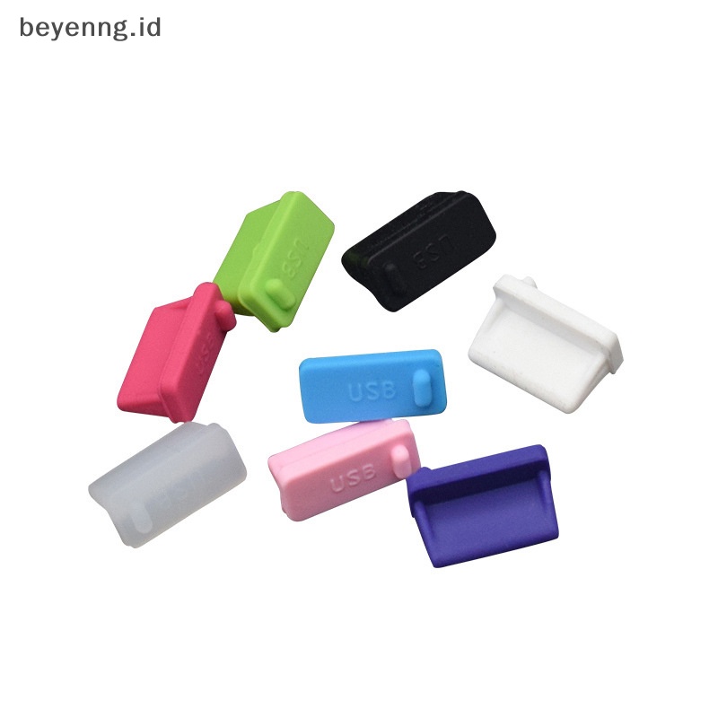 Beyen 10PCS USB Port Warna-Warni Silikon Anti Debu Plug Usb3.0 Standar Data Plug Usb2.0 Laptop Komputer Desktop Port Cover Pelindung Anti Debu Untuk Wanita Ujung Universal Ponsel