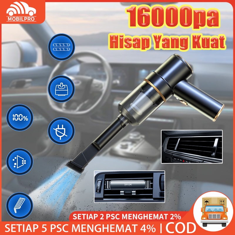 4in1 blower kipas mini cordless vacuum cleaner 16000Pa penyedot debu portable Alat penyiaran kompresor listrik vakum jet cleaner mobil Alat peniup debu Ideal untuk membersihkan bulu hewan peliharaan, casing komputer, keyboard, AC, kamera laptop