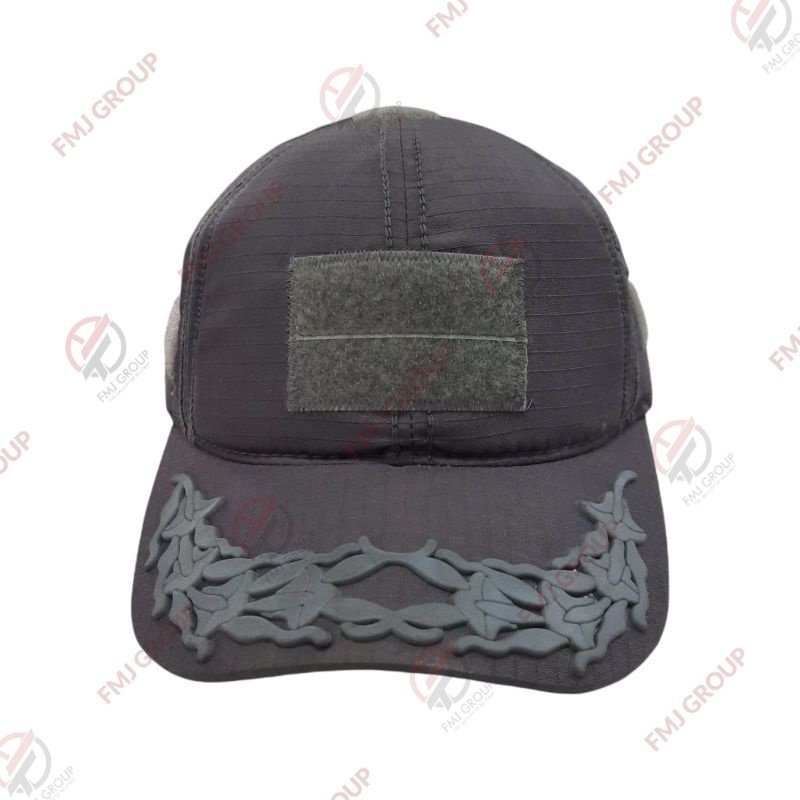 Topi Tactical Perekat Pamen TNI AD Plocking Rubber Khaki,Krem,Hitam,Hijau,Abu Tua