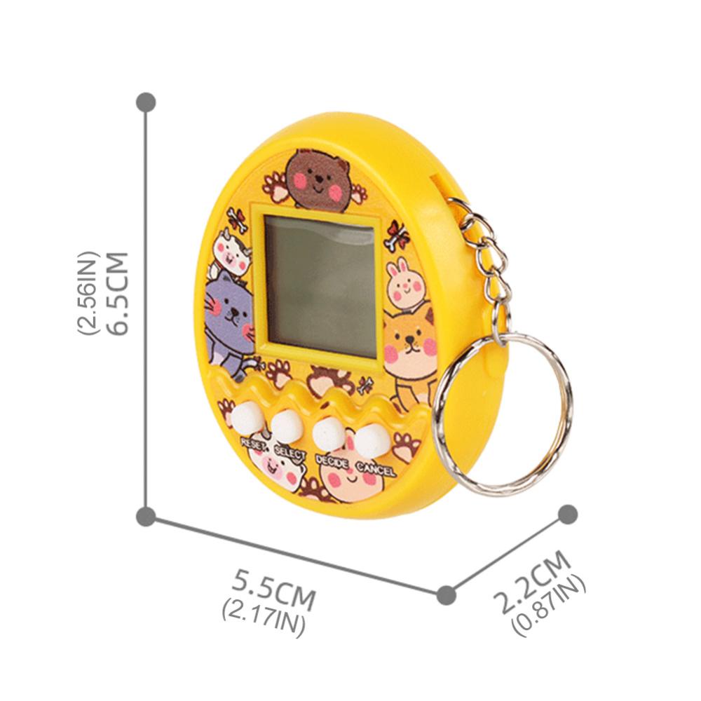 Timekey Kreatif Elektronik Permainan Hewan Peliharaan Tamagotchi Mainan 168in1 Virtual Pet Electronic Toys Mini Handheld Game Untuk Anak Kids Q1S3