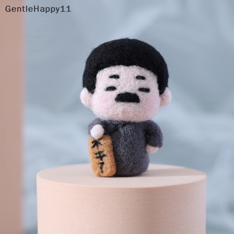 Gentlehappy Unfinished Felt Kit Cewek Cowok Wol Felt Kit Paket DIY Handmade Boneka Mainan id