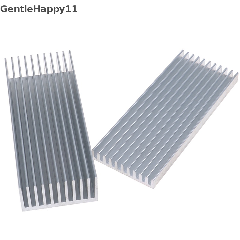 Gentlehappy Extruded Aluminium Heatsink Untuk Daya Tinggi LED IC Chip Cooler Radiator Heat Sink id