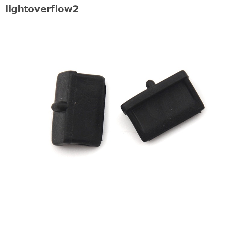 [lightoverflow2] 20pcs Tutup Cover Plug Port USB Plastik Lembut Pelindung Anti Debu Untuk Ujung Wanita [ID]
