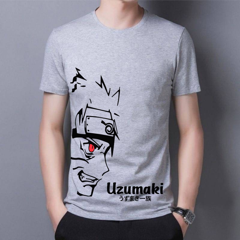 COD/DS2/ KAOS PRIA LENGAN PENDEK UZUMAKI ANIME JAPAN BAJU PRIA LENGAN PANJANG BAHAN BABYTERRY PAKAIAN PRIA