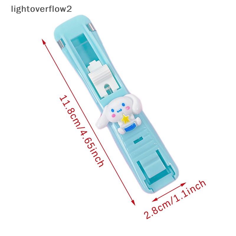 [lightoverflow2] Sanrio Kuromi Clear Push Clip Anime Kawaii Cinnamoroll Kartun Lucu Belajar Kantor Bahan Atur Mainan Anak Perempuan Hadiah Natal [ID]