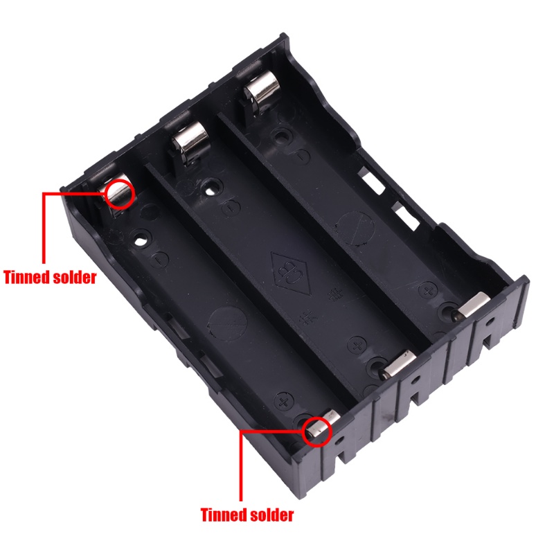 1per2 /2 /3 /4Slot Plastik ABS 3.7V 18650kotak Baterai Eksternal/Tempat Baterai Rakit Portabel DIY/Wadah Baterai Plug-in Serbaguna