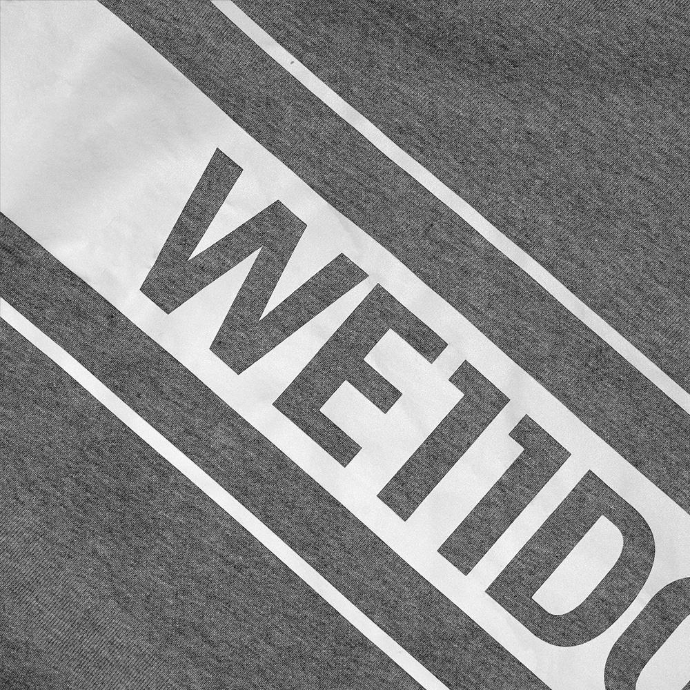 We11done Reflective Logo Sweatshirt Grey