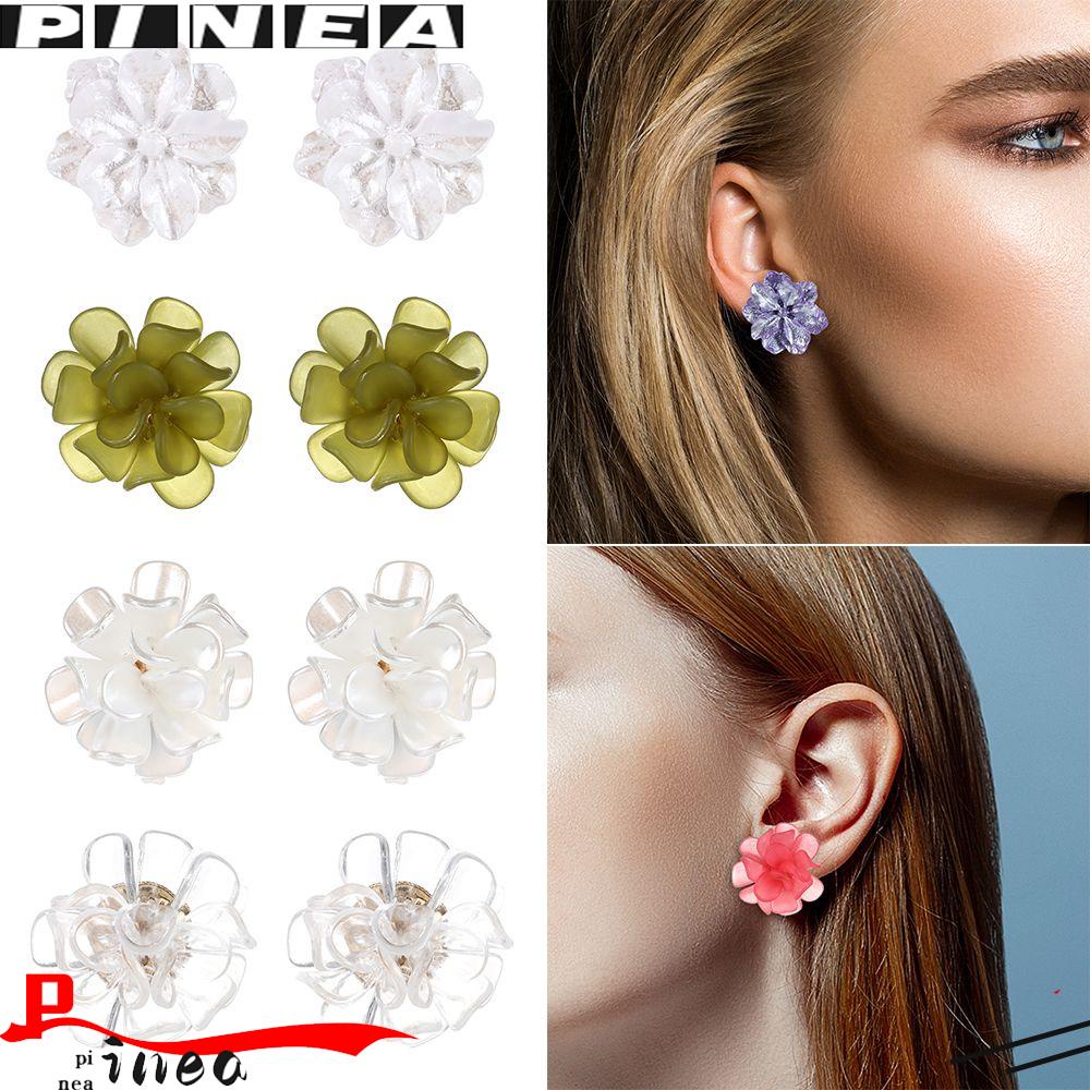 Anting Bunga Nanas Kepribadian Trendi Paduan Stud