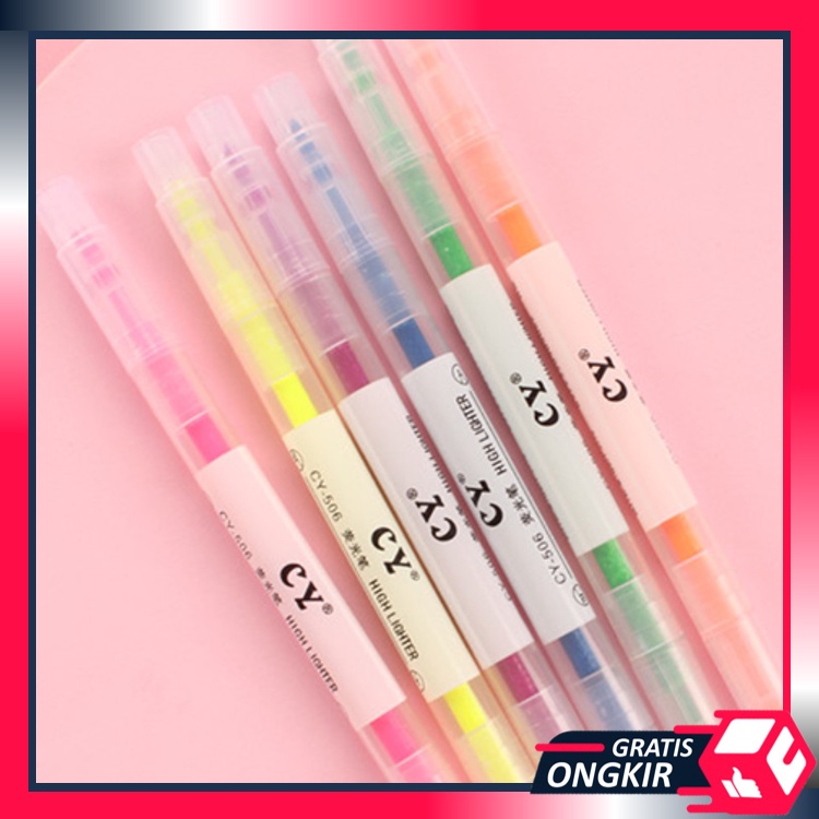 

Gratis Ongkir - S5821 1 Set Stabilo Warna Warni / Stabilo Warna / Highlighter Warna Warni / 1 Set Stabilo Highlighter Warna