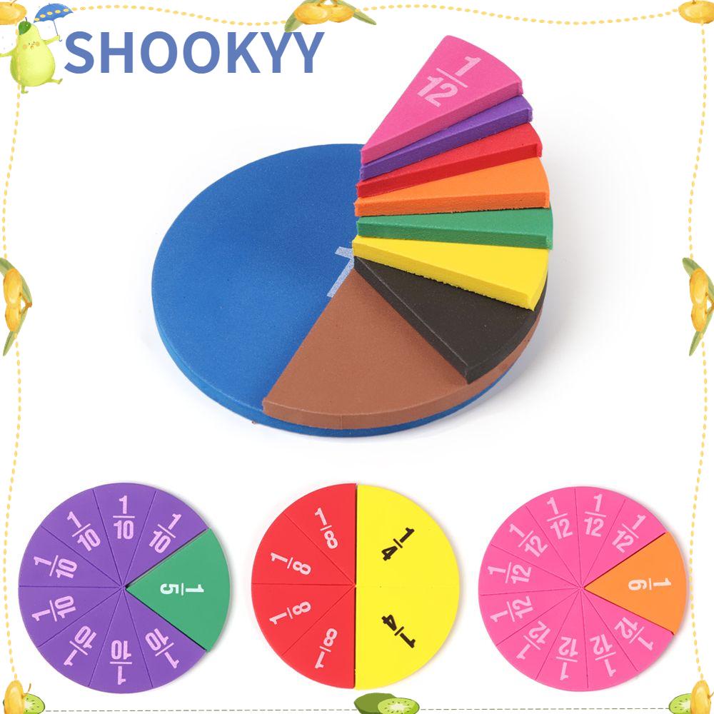 Chookyy 51pcs Score Question Demonstrator Hadiah EVA Montessori Bulat Alat Mengajar Siswa