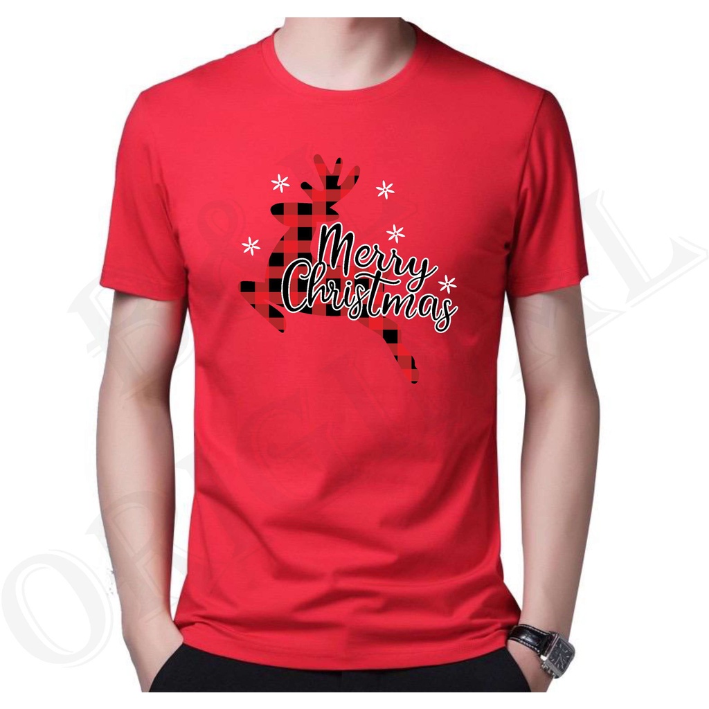 BISA BAYAR DITEMPAT/ BS//TERLARIS//BAJU KAOS CHRISTMAS// TANGAN PENDEK PRIA DAN WANITA//GOOD QUALITY